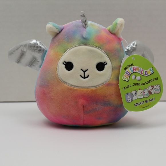 Squishmallows Other - Squishmallows Spring 5" Lucy-May the Llamacorn NWT